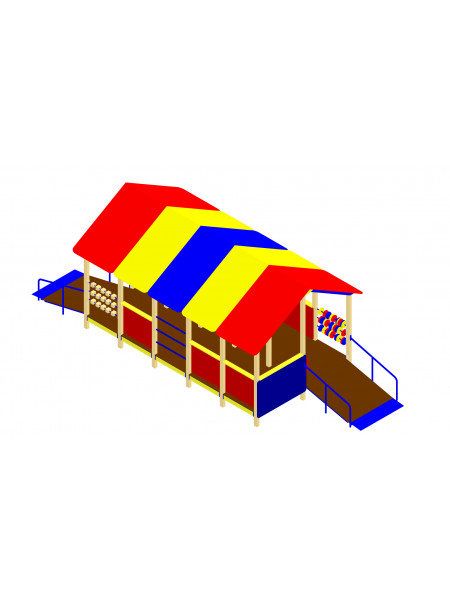 Будиночок-альтанка для дітей з обмеженими можливостями